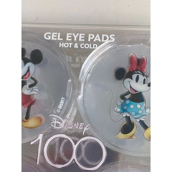 4 Pack Disney 100th Reusable Hot & Cold Gel Eye Pads Mickey Minnie Pooh Simba - Picture 3 of 12